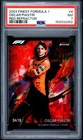 2024 TOPPS FINEST FORMULA 1 RED REFRACTOR #8 OSCAR PIASTRI 4/10 PSA 7