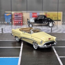 Johnny Lightning 164 1953 Buick Super Convertible Diecast Real Riders 53 Yellow