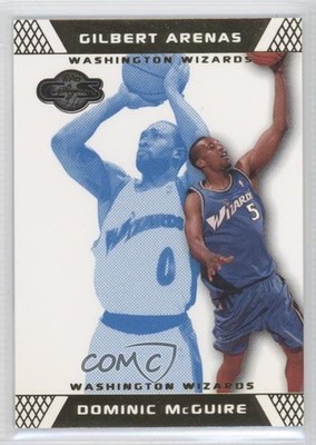2007 Co-Signers Gold Blue 86/89 Dominic McGuire Gilbert Arenas #72 Rookie RC 9hb