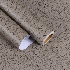 Brown Granite Contact Paper Peel and Stick Matte Marble Peel and Stick Counte...