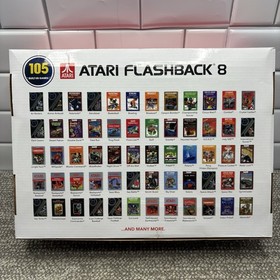 Atari Flashback 8 Console 105 Built In Games Open Box Retro Fun