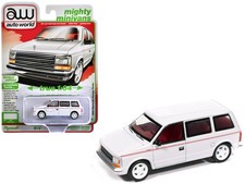 Autoworld 64532-AWSP213A 1/64 1989 Plymouth Voyager Turbo Van Bright