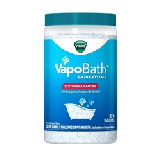 Vicks VapoBath Crystals Non-Medicated Bath Salts Soothing Vicks Vapors 15 oz