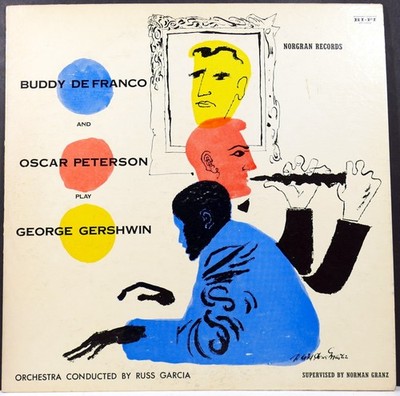 NORGRAN RECORDS Buddy DeFranco/Oscar Peterson - Play George Gershwin EX / EX+