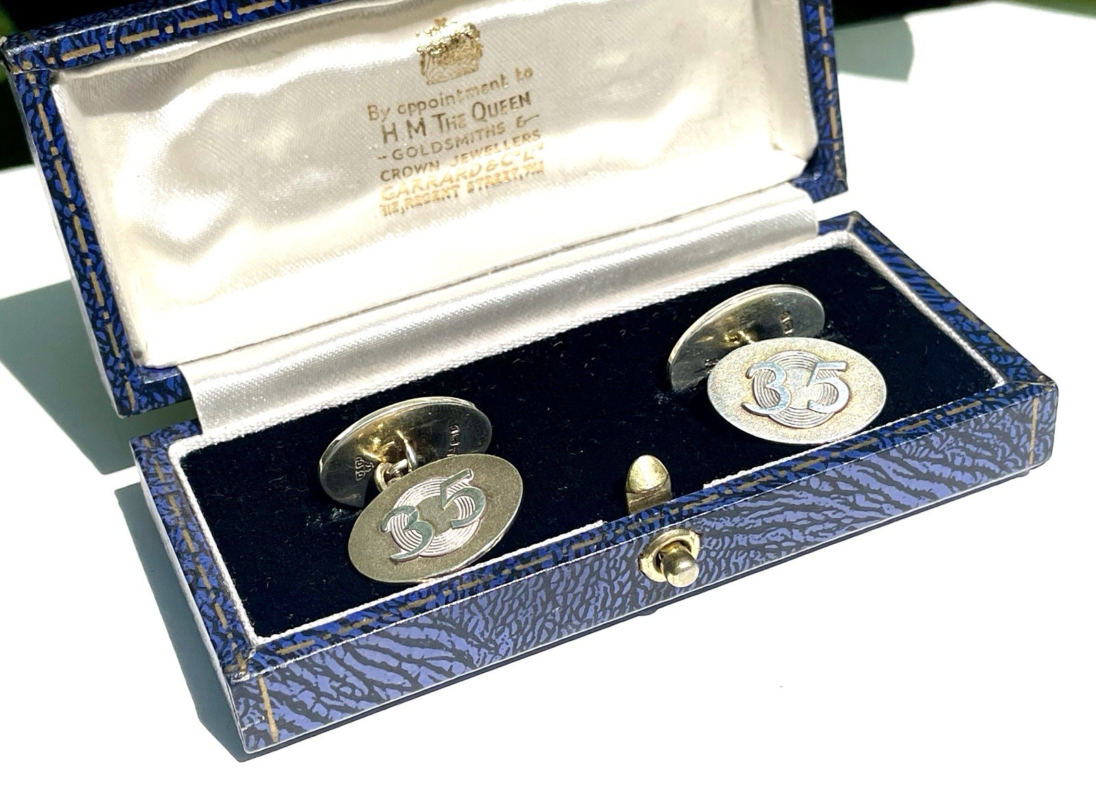 Garrard Solid Sterling Silver Hallmarked 35th Thi… - image 5