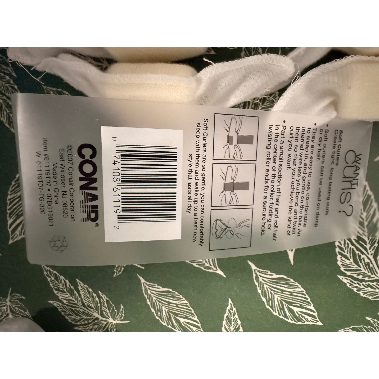 ConAir Head To Toe Curls Soft Curlers 24 Pieces Hair Rollers Comfortable Sleep