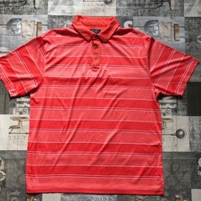 Ben Hogan Mens Golf Polo Shirt Orange Short Sleeve Sleeve Logo UK Size XL