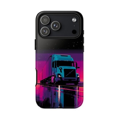 Phone Ink - iPhone | Galaxy | Pixel Case - Truck Vaporwave Night