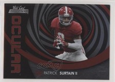2021 Wild Card Alumination Ocular Red Single Swirl Patrick Surtain II 04h3
