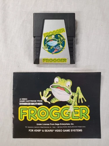 Official Frogger (Atari 2600, 1983) With Instructions Tested