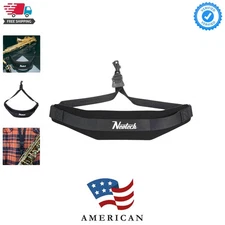 Saxophone Swivel Hook Neck Strap Soft Sax Padded for Alto Tenor Baritone Sopr...