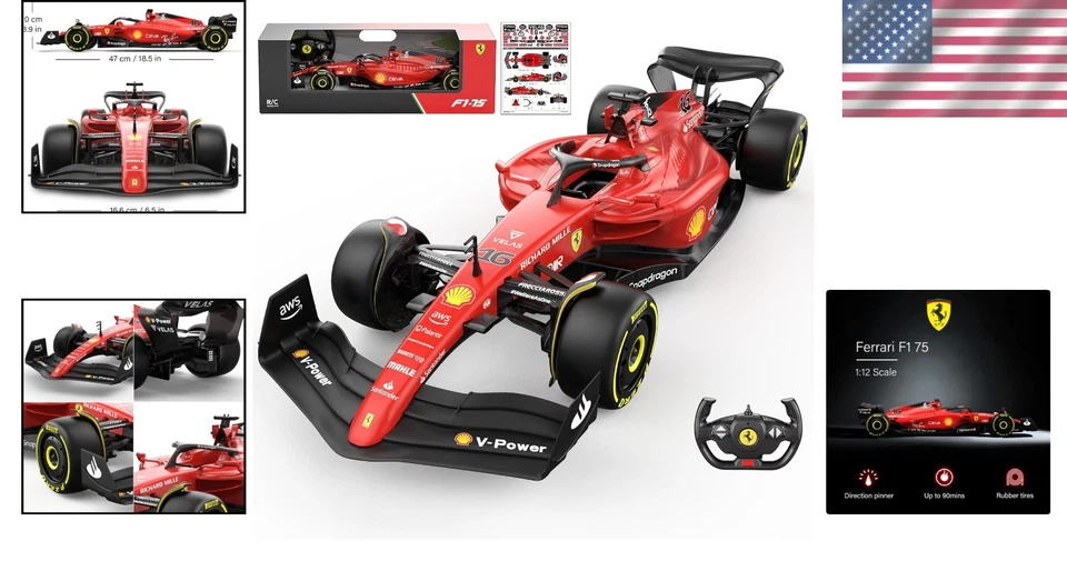 Ready-to-Run Ferrari F1 75 Remote Control - Image 2 of 4