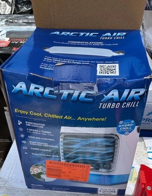 ARCTIC AIR Turbo Chill Desktop Evaporative Space Cooler LED Nightlight AATCPD27