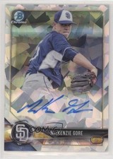 2018 Bowman Chrome Prospect Atomic Refractor /100 Mackenzie Gore Auto 6fs