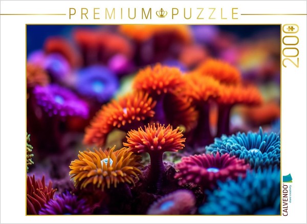 Calvendo Puzzle Reef Secrets | 2000 Pieces, Finished Size 35.4 × 26.4 In (90 × 6-image