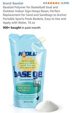 H2Old Base Gel Basketball Goal Portable Bases Polymer 16oz