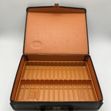 Vintage BMI Brown 30 Cassette Tape Case Storage Holder BMI Beaux Merzon Inc