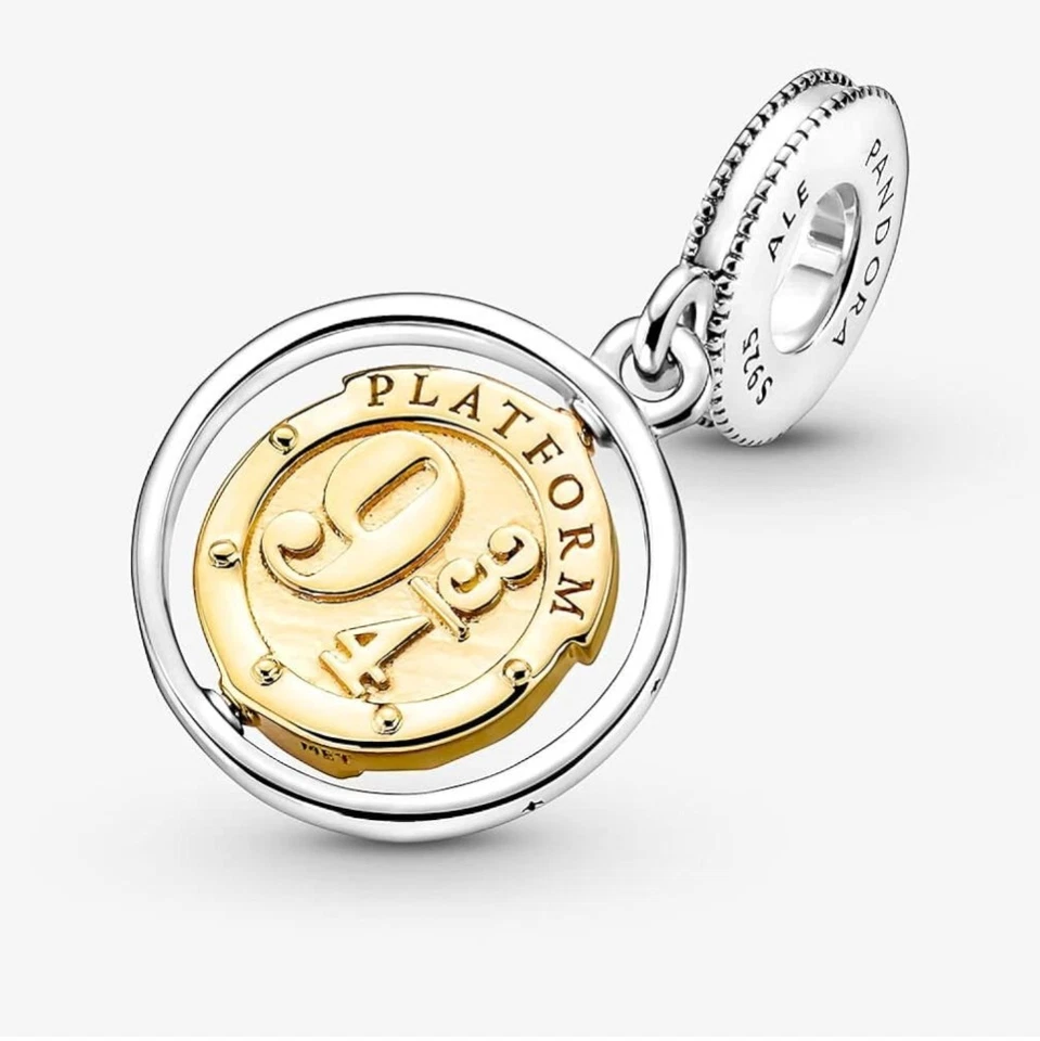 Pandora x Harry Potter, Hedwig Drehender Charm Anhänger, Gleis 9 3/4 - Bild 3 von 4