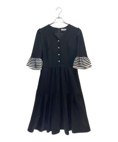 BORDERS at BALCONY BORDERS at BALCONY Wool Jersey Dress black