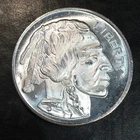 1oz Silver Bullion Older Buffalo and Indian style WE COMBINE SHIP #R762