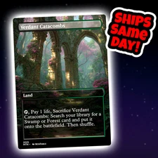 Verdant Catacombs - Custom Art Magic: The Gathering Playtest Card - Commander