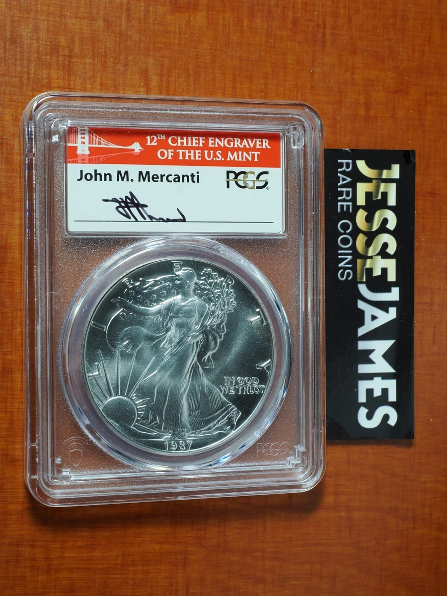 American Eagle MS 70 Graded 1987 Silver Bullion Coins for sale | eBay