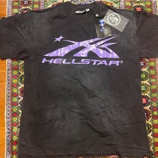 Hellstar Sports Gel Logo Tee Purple Large New