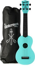 Kala The Waterman Soprano Ukulele - Aqua Mist, Glow in the Dark