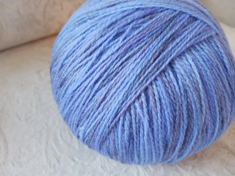 Dream in Color Baby Lacewt Hand Painted Yarn 1 Sk Superwash Merino Wool Purple - Image 3 of 4