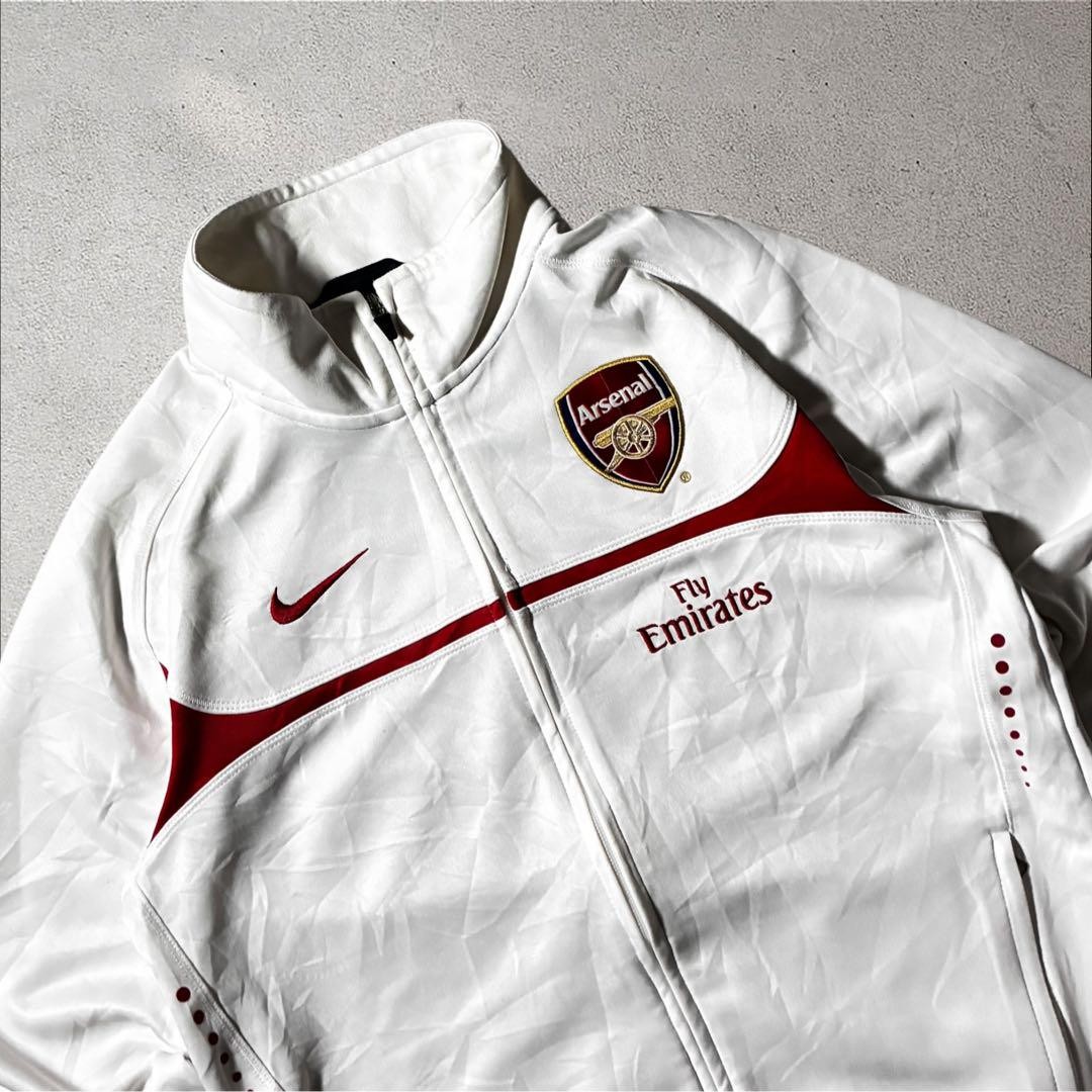 NIKE Arsenal Track Jacket Men's M Full Zip Y2K Soccer