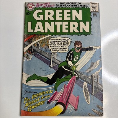 Green Lantern # 4 | VG- | Silver Age DC Comics 1961 | Missile From Qward