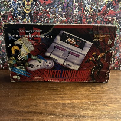 Super Nintendo SNES Console Killer Instinct Set BOX ONLY Authentic 