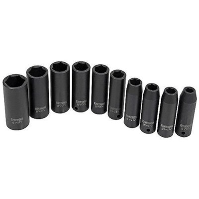 Craftsman Evolv 10 pc. Deep Impact Socket Set: 1/2-Inch Drive; MM (Metric); M...