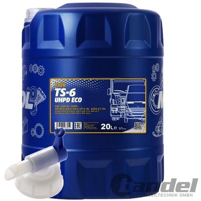 20 LITER SAE 10W-40 MANNOL UHPD TS-6 MOTORÖL + HAHN LKW BUSSE