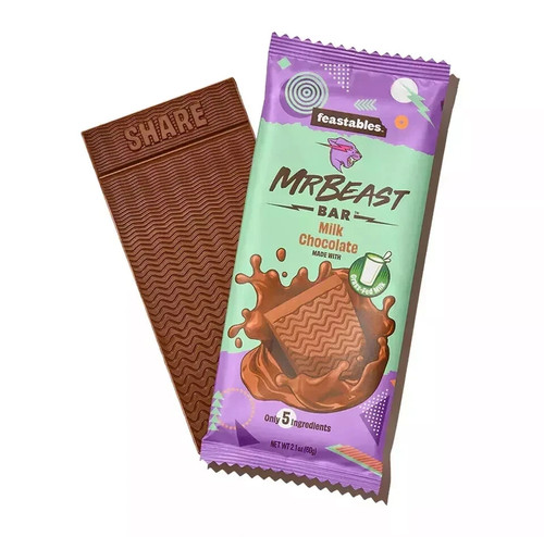 MR BEAST Chocolates 60g , Free Shipping World Wide - Picture 3 of 7