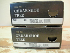 New Allen Edmonds 401 Men's Combination Cedar Shoe Trees, SMALL 2 Pack/4 Trees 