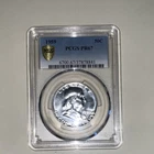 1959 Franklin Half Dollar PCGS PR67 Proof Silver 50C Philadelphia KM#195