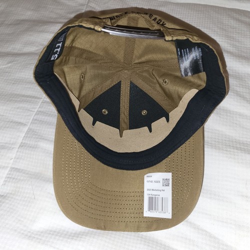 NWT 5.11 Tactical Logo Snapback Cap - Kangaroo / Khaki - Picture 6 of 9