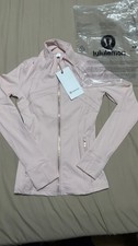 Lululemon Women's Define Jacket Pink  Gold Zipper SIZE 4