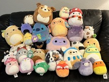 Lot of 28 Squishmallows Plush Mixed Sizes  Characters Kelly Toy NEW  4 Cute