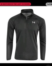 New With Tags Men's UA Under Armour 1/2 Zip Tech Muscle Pullover Long Sleeve
