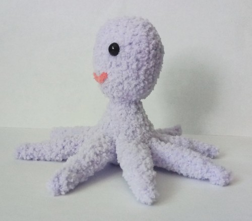 Amigurumi octopus Crochet plushie marine toy Stuffed plush toy Sea ocean toy - Picture 6 of 12
