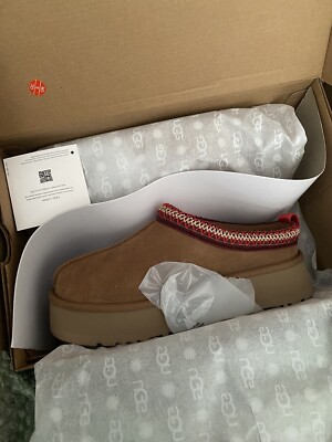 UGG Tazz Women's Size 9 Platform Slippers - Brown