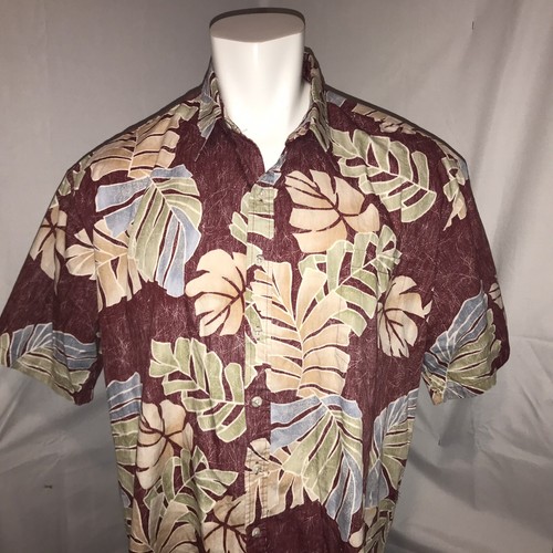 Tori Richard Mens XXXL Hawaiian Shirt Red Floral L
