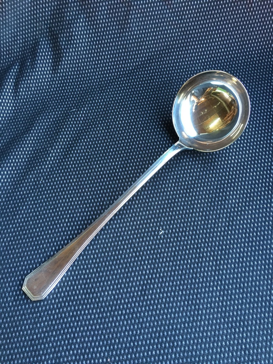 Louche à Potage Métal Argenté Style Empire Orfèvre Christofle Modèle Delafosse Early 20th C French Silver-plated Soup Ladle - Ireland