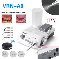 Dental Ultrasonic Scaler fit Woodpecker EMS Handpiece Tip+ Bottle VRN-A8