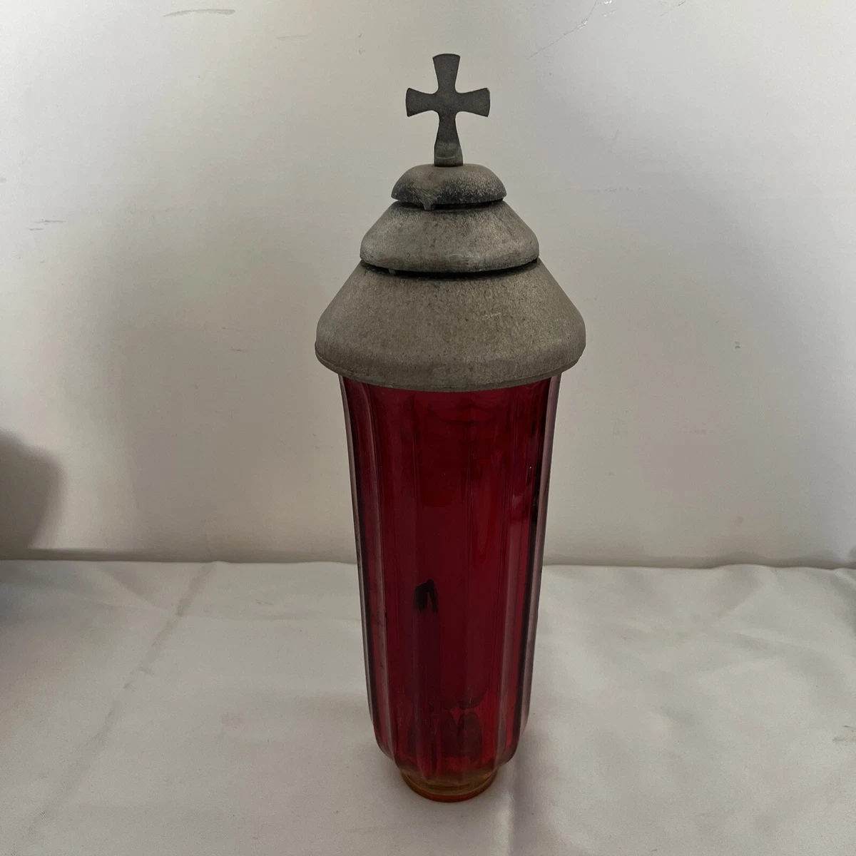 Antique Vigil Grave Funeral Cemetery Memorial Remembrance Candle