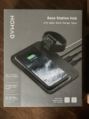 Nomad Base Station Hub Qi Ladestation für iPhone + Airpods + Watch