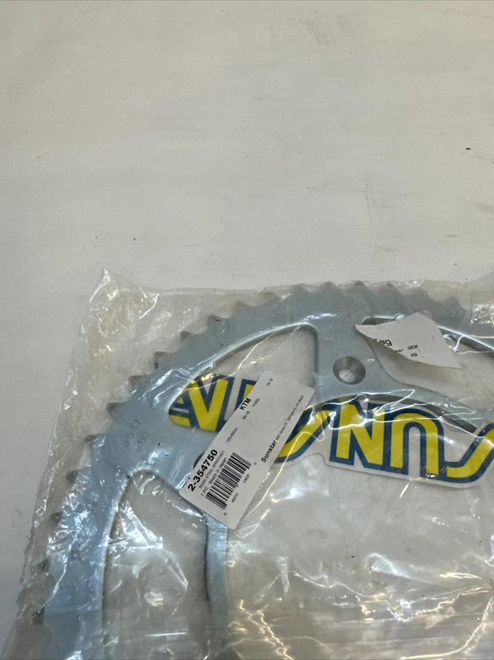 Rear Steel Sprocket 50T Sunstar 2-354750 For 90-20 Husqvarna KTM Husaberg - Image 2 of 3