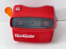 Vintage View-Master 3D Red Classic Toy Slide Viewer by TYCO